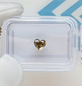 0.35ct natural fancy deep greenish yellow heart diamond VS1 IGI certified 720549560 – video still loose stone