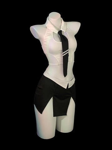 Sinnliche Sekretärin'>Sekretärin OL Reife Damen-Uniform-Set, Romantische Dessous, Verführerisches Nachtclub-Sekretärinnen-Rollenspiel-Bodycon-Rock-Set, Verführerisches Date-Outfit