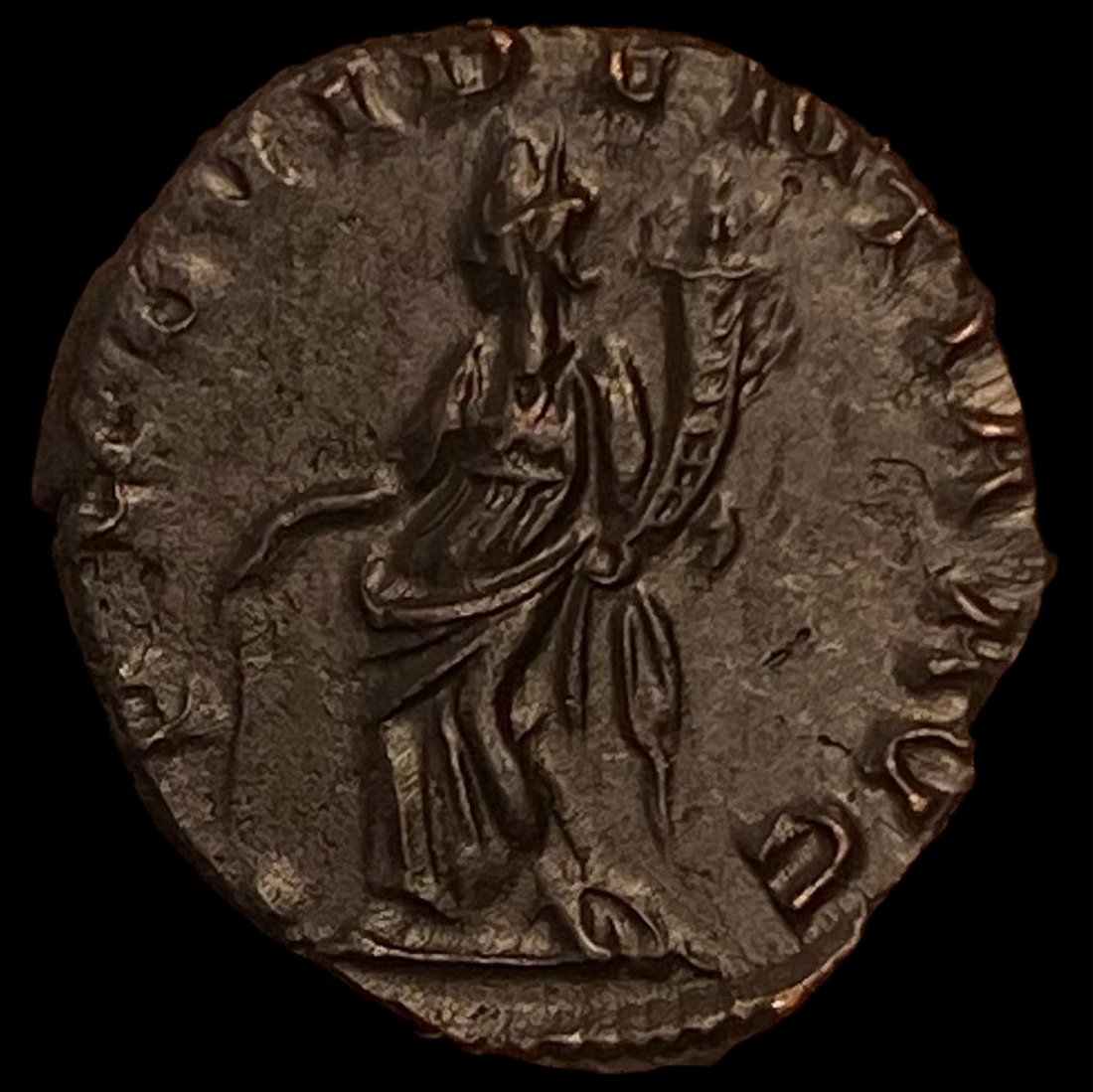 Monnaie romaine authentique – Victorin (269-271 après J.-C.) Empire gaulois Antoninien