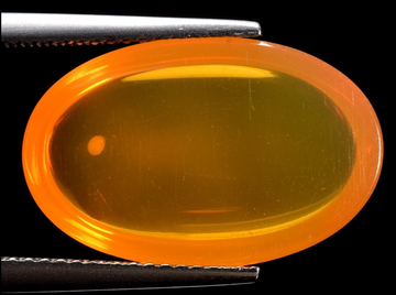 6.80 ct Natural Fire Opal Untreated Transparent Oval Cabochon ALGT Antwerp Certified