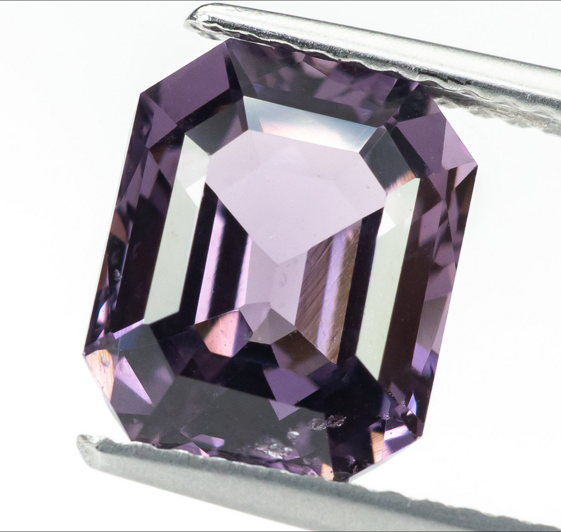 3.61 ct Natural Purple Spinel – Unheated Octagon Cut – Burma (Myanmar) – GRA Antwerp Certified