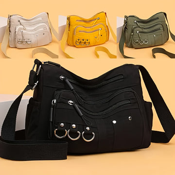 Sac bandoulière léger multi-poches de mode alternative