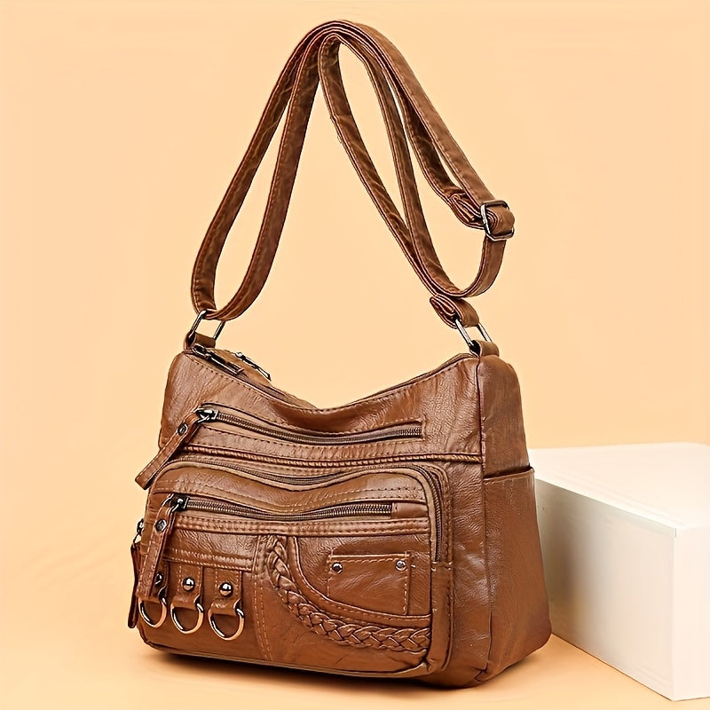 Petit sac cadeau de vacances de qualité supérieure pour femmes, nouveau sac à bandoulière tendance, sac à bandoulière de grande capacité pour les mamans d'âge moyen, à la mode
