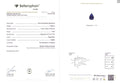 VF Jewelry and Gems - 3.366ct Natural Blue Sapphire Pear No Heat Bellerophon Certified