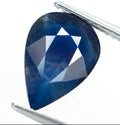 Bellerophon Gemlab Certificate B45993 3.366ct Natural Deep Blue Pear Sapphire No Indications of Heating - VF Jewelry and Gems

