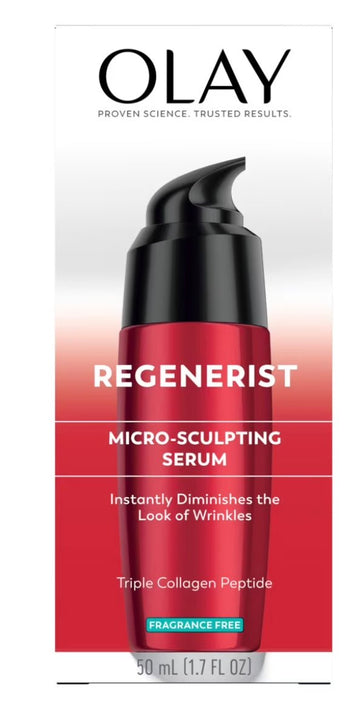 Exp 03/2026 OlAY Regenerist Advanced Anti-Ageing Micro Sculpting Serum + Intense Hydration with Hydra Firming Complex, Skin Cream, 50ml by Olay